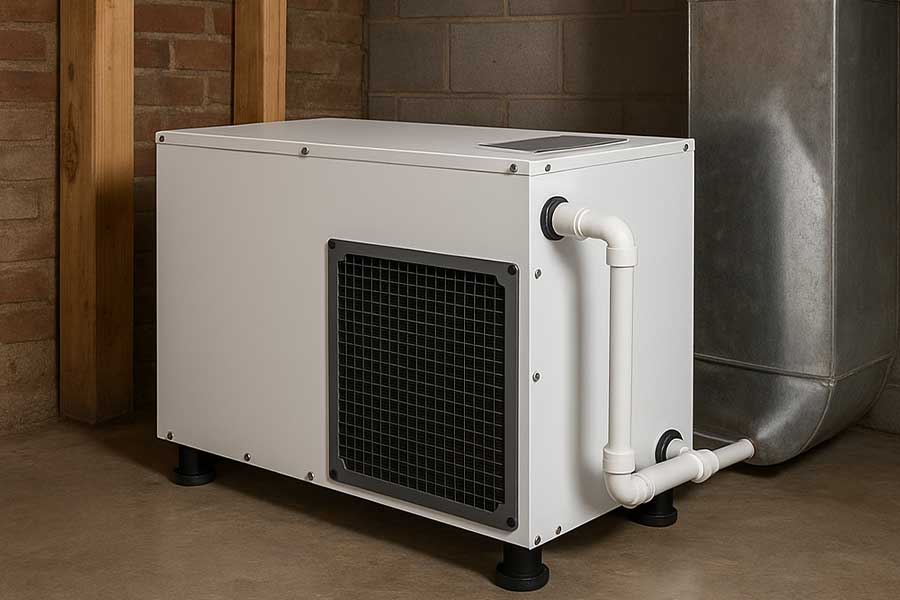 New dehumidifier installation for home in Mount Airy NC