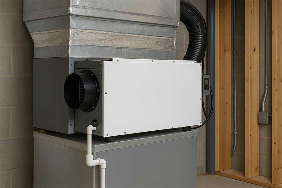 Dehumidifier installation completed in Mount Airy NC