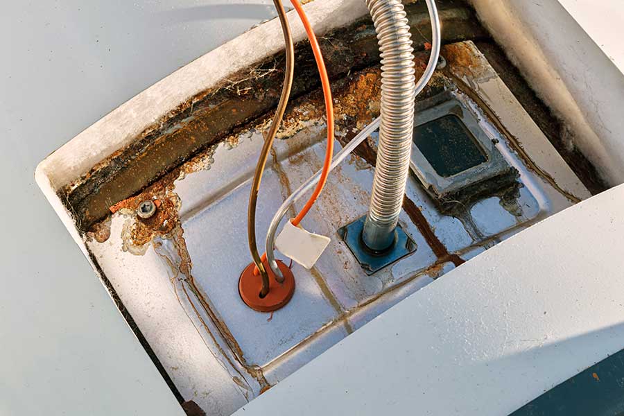 Water heater repair for rust and leak issues in Mount Airy NC